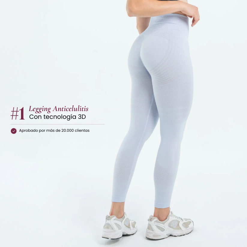 Legging Sculpt 3D™ Azul cielo