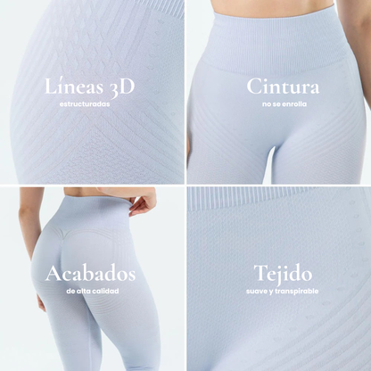 Legging Sculpt 3D™ Azul cielo